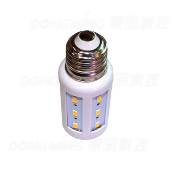 

1x E27 5W 24 leds Support Dimmer LED Lamp Silicone Crystal Tube Corn Bulb SMD 5730