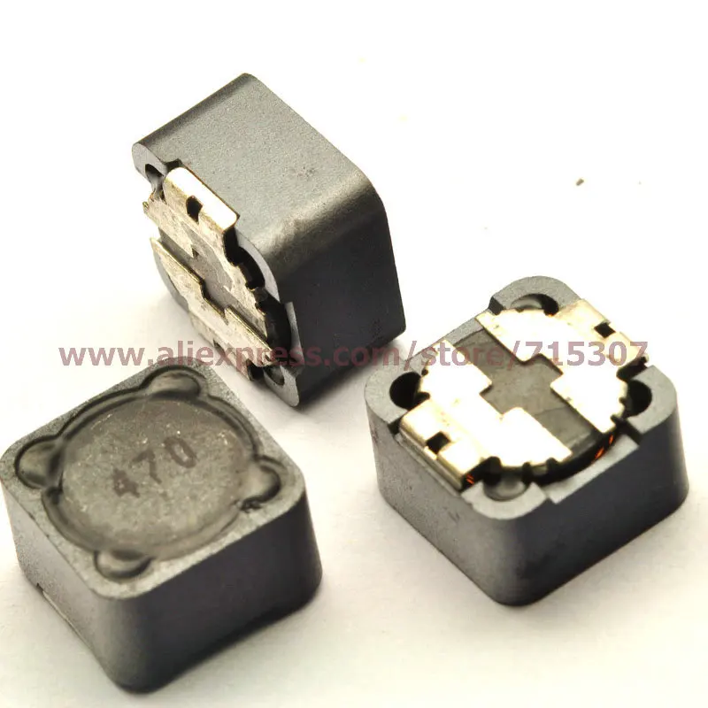 

PHISCALE 30pcs of smd shielded power inductor 47UH 470 12*12*7