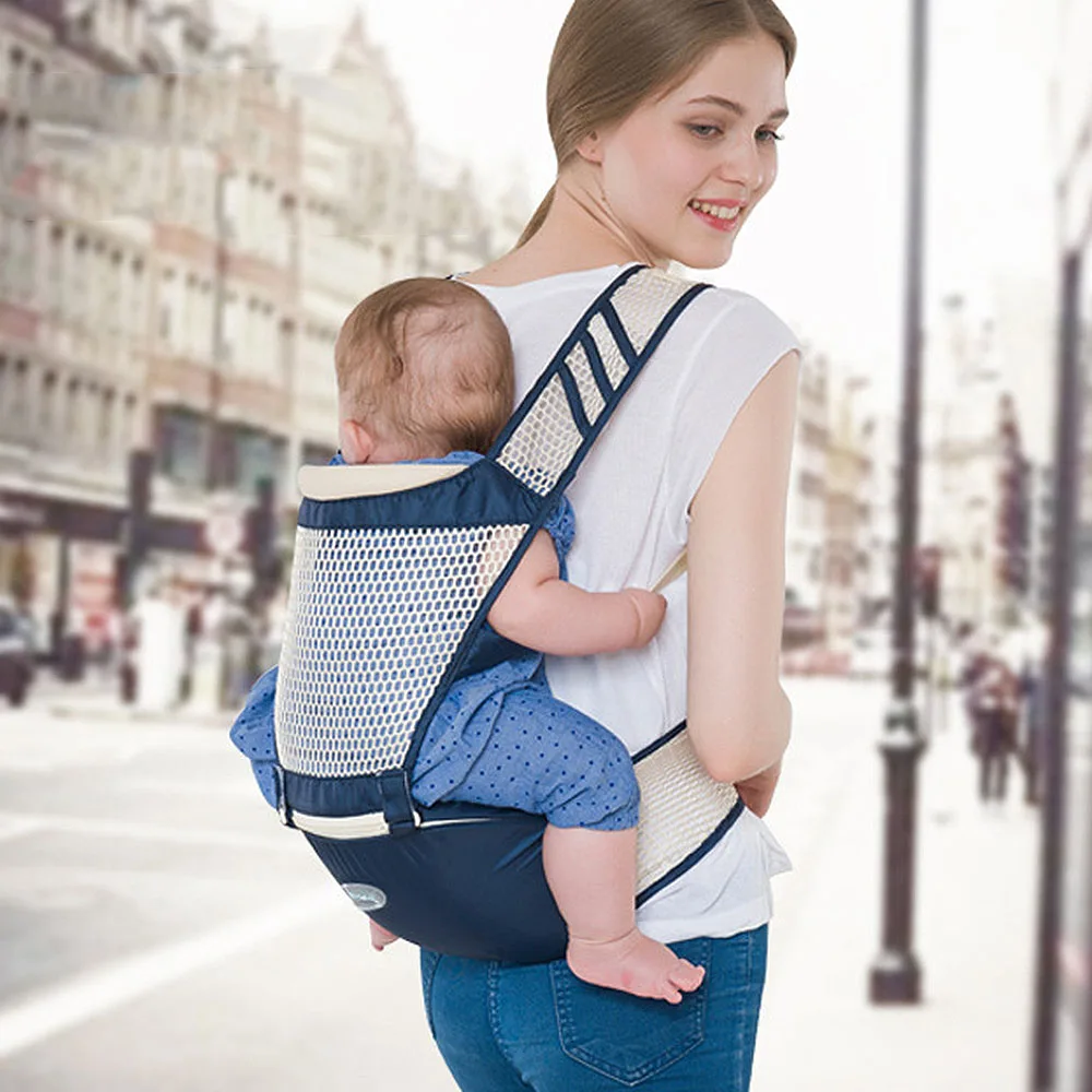 Новорожденных Baby Carrier кенгуру слинг для малыша Обёрточная бумага Портативный младенческий Хипсит Baby Care Хипсит (пояс для ношения ребенка)