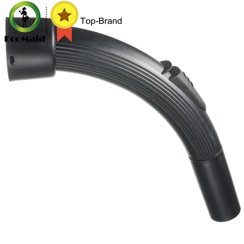 

Durable Quality 32mm Spare Part Vacuum Cleaner Filter Hose Bent End Curved Handle Black Plastic