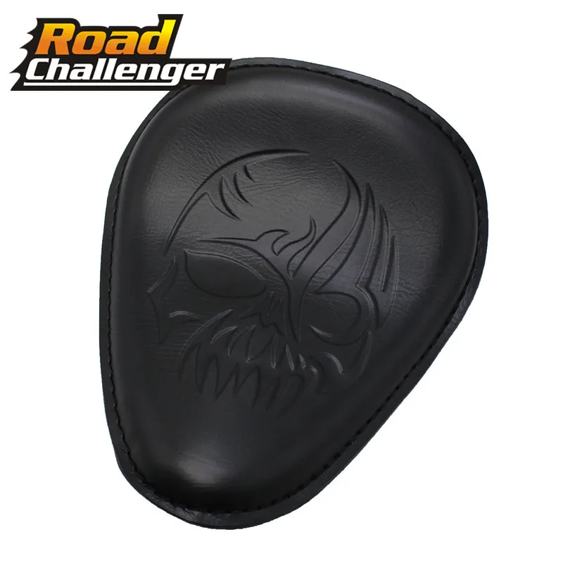 

Motorcycle PU Leather Solo Seat Cushion Cover Pillion Cafe Racer Seat for Harley Dyna Sportster 48 72 XL 883 1200 Bobber Chopper