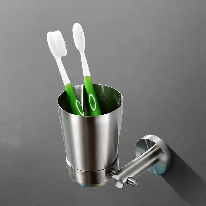 DiKon GB05 Bathroom Toothbrush Cup Holder 304 Stainless Steel Bathroom