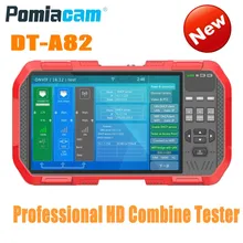 DT-A82 Wifi CCTV сетевой тест er 7 дюймов H.265 4 к IP TVI CVI AHD тестер аналоговых камер монитор с POE ONVIF RJ45 кабель TDR тест