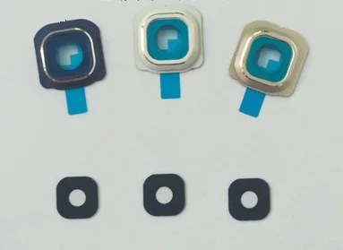 

10pcs Rear Back Camera Lens Cover + Glass for SamSung S6 S6 Edge G925F G920F replacement Parts