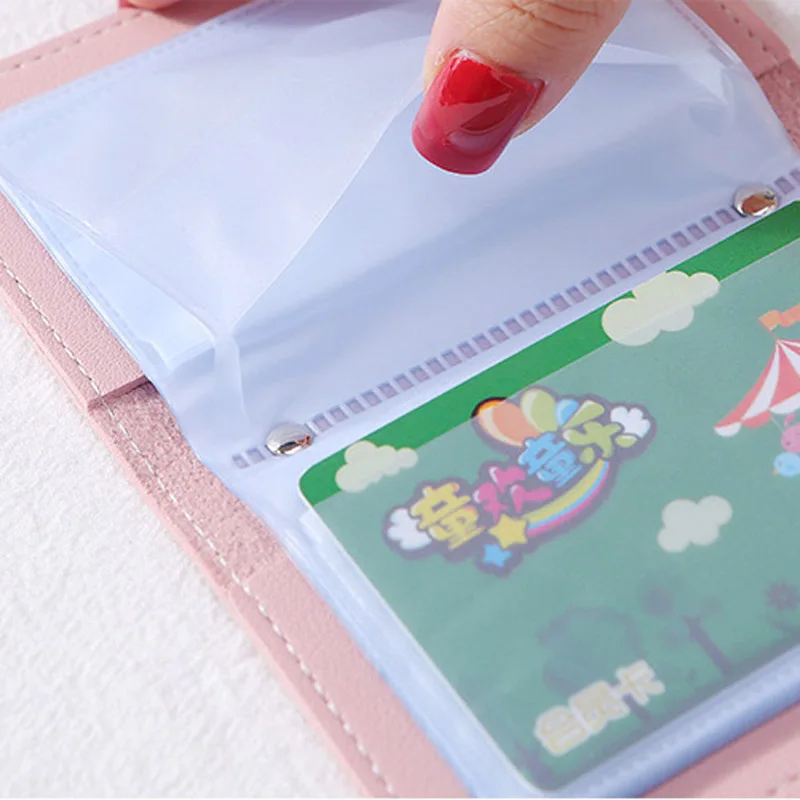  Fashion Unisex Business Card Holder Women Credit Card Case ID Bag For Men Clutch Organizer Wallet W - 32956630681