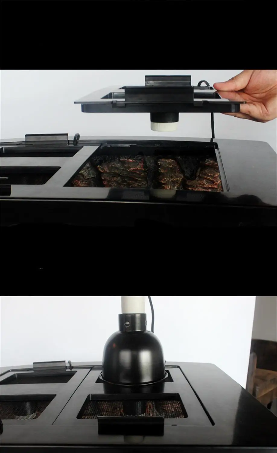  Double-layer foldable reptile box acrylic tempered glass assembly lizard chameleon tortoise Breatha