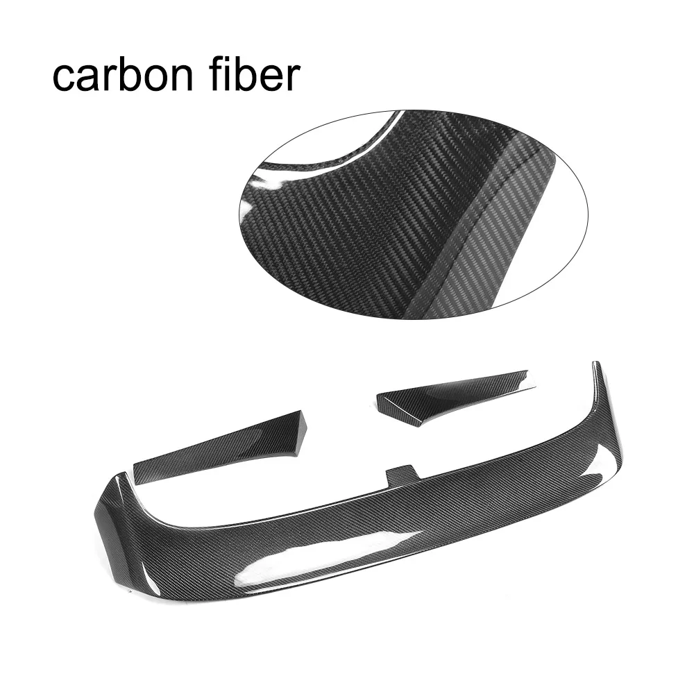 Углеродного волокна/FRP задний спойлер на крыло, крышу для губ для Volkswagen VW Golf 7 VII MK7 Хэтчбек 4-дверный Стандартный - Цвет: Carbon Fiber