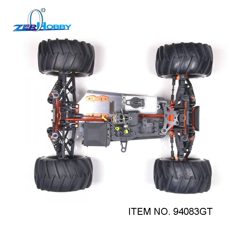 HSP RACING RC Car Toy HSP 1/8 Advanced Nitro Monster Truck Kit Version 4WD Off-Road (94083-KIT)
