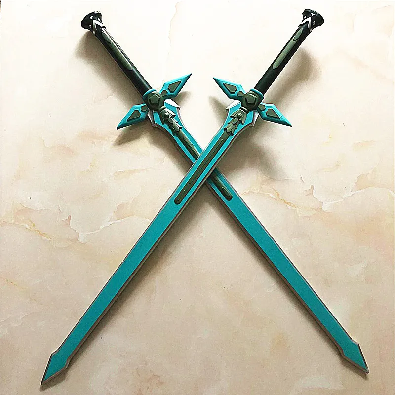 

Sword Art Online SAO 80cm 1:1 Asuna Weapon Action Figure Kirigaya Kazuto Elucidator/Dark Repulser Cosplay Sword PU Foam Kids Toy
