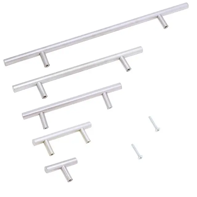 Special Offers 50mm-500mm Stainless Steel T bar Door Handle Cabinet Knobs Furniture Handles Pull for Kitchen Furniture Cupboard Drawer Special Offers 50mm-500mm Stainless Steel T bar Door Handle Cabinet Knobs Furniture Handles Pull for Kitchen Furniture Cupboard Drawer