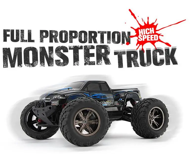 

S911 1:12 High Speed 42KM/H 2.4G Full Proportion Monster Truck Shockproof Waterproof OFF-ROAD Supper Toy RC Car Free Shipping