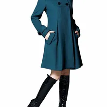 Zogaa, Брендовое новое зимнее пальто, женское, длинное, с капюшоном, шерстяное пальто, теплое, Бубль, Женская куртка, плащ-ветровка для женщин