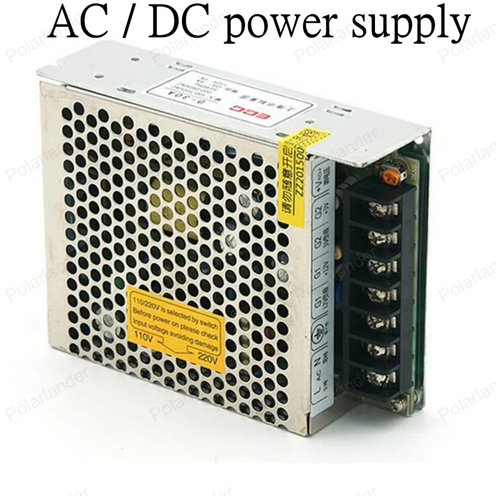 Алюминиевый корпус высокое питание освещение трансформаторы AC/DC 12 V 30 W Двойной выход питания Светодиодные полосы света импульсный адаптер питания