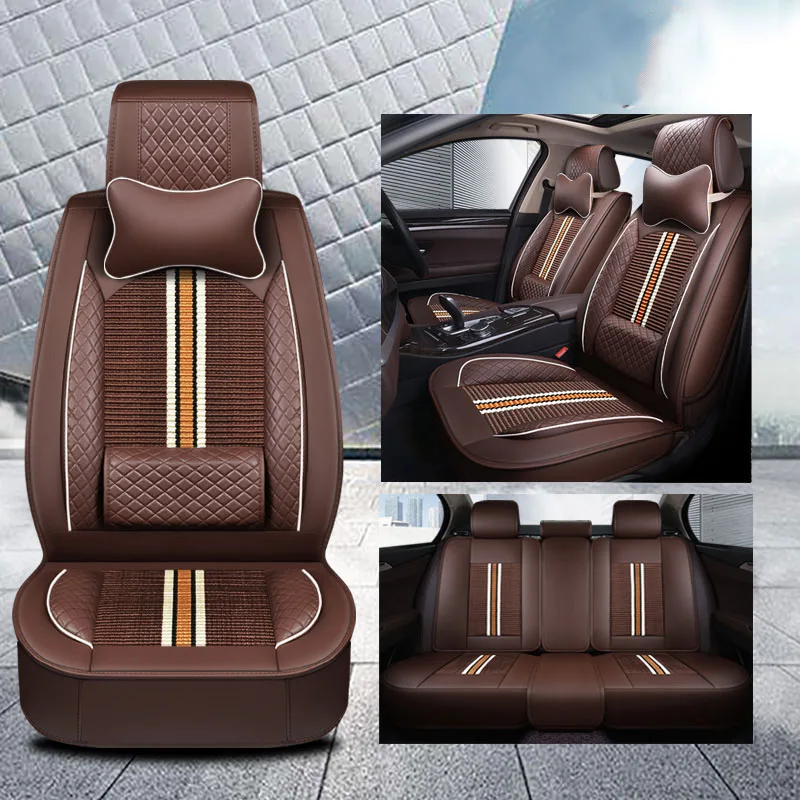 car seat cover leather for KIA Rio Cerato Sorento Forte K2 K3 K5 car