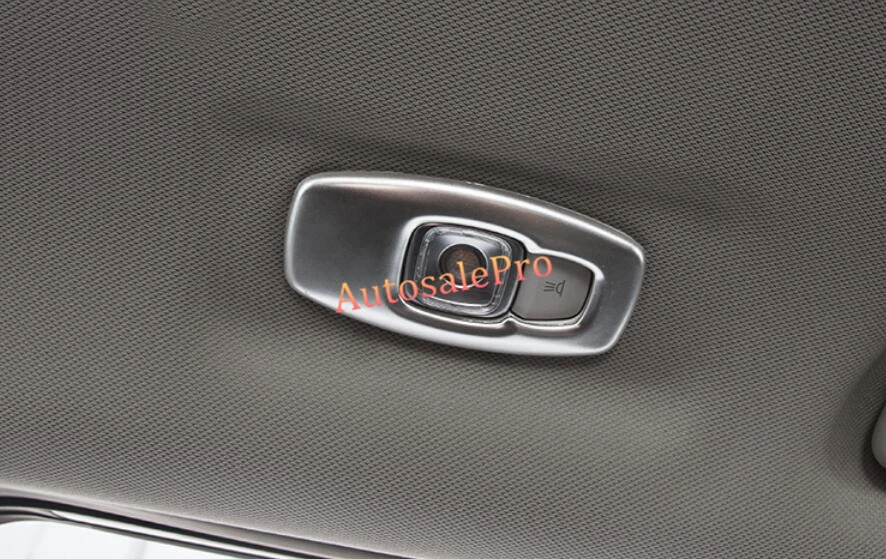 Chrome Matt Sunroof Rear Reading Light Lamp Frame Cover Trim For