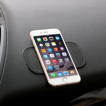 

1pcs Anti Slip Mat Black Plastic Foam Non Slip Dash Mat Sticker Dash Silicone Car Mat Dashboard Sticky Pad For Phone GPS Key