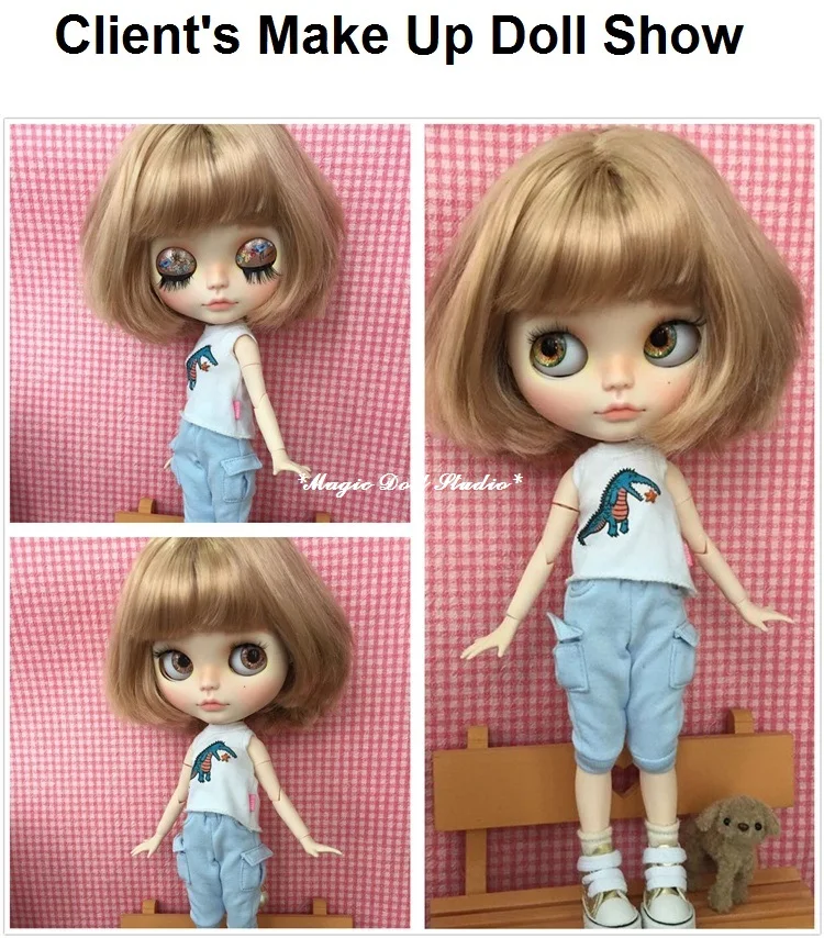

[NBL160] New Free Shipping Blyth Doll # Short Blond Bob Hair Nude Blyth Doll for Retail NeoBlythe Azone Doll for Retail