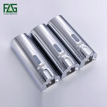 

FLG Free Shipping Modern Wall Mounted 380ml*3 Bathroom And Kitchen ABS Plastic Liquid Soap Dispenser Bottle Shampoo Box P113-04C