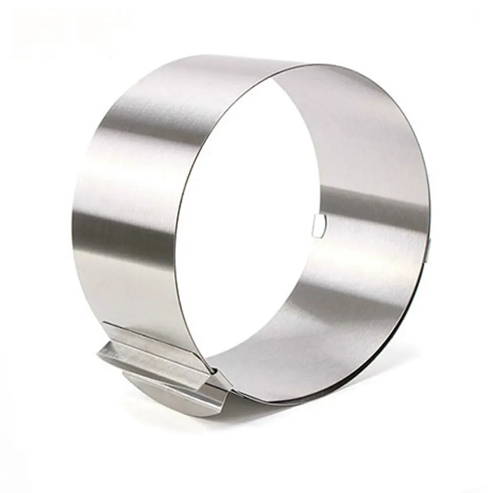 16 30cm Retractable Stainless Steel Circle Mousse Ring Baking Tool Set