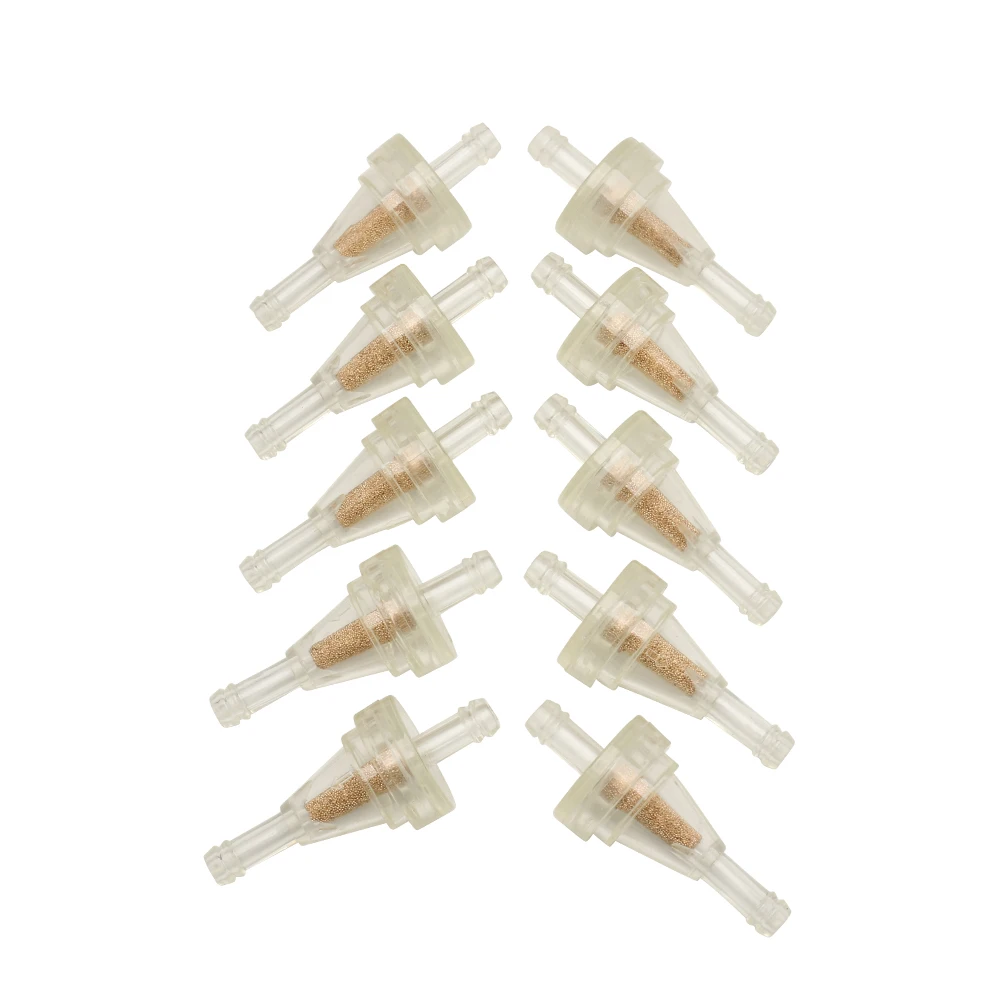 

ARMSKY 10X Replacement Universal Motorcycle Oil Filters 1/4" Clear Inline Gas Fuel Filter