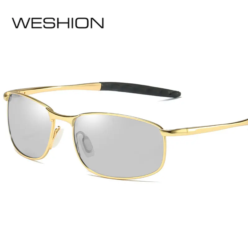 WESHION фотохромные солнцезащитные очки для мужчин, поляризационные маленькие винтажные очки для вождения, мужские солнцезащитные очки для дня рождения, Gafas De Sol Mujer