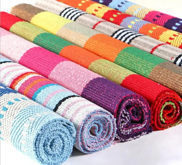 Cotton Carpet Living Room Dining Bedroom Area Rugs Anti-slip Hallway Floor Mats Modern Bathroom Carpet Yoga Mat Home Textile Cotton Carpet Living Room Dining Bedroom Area Rugs Anti-slip Hallway Floor Mats Modern Bathroom Carpet Yoga Mat Home Textile