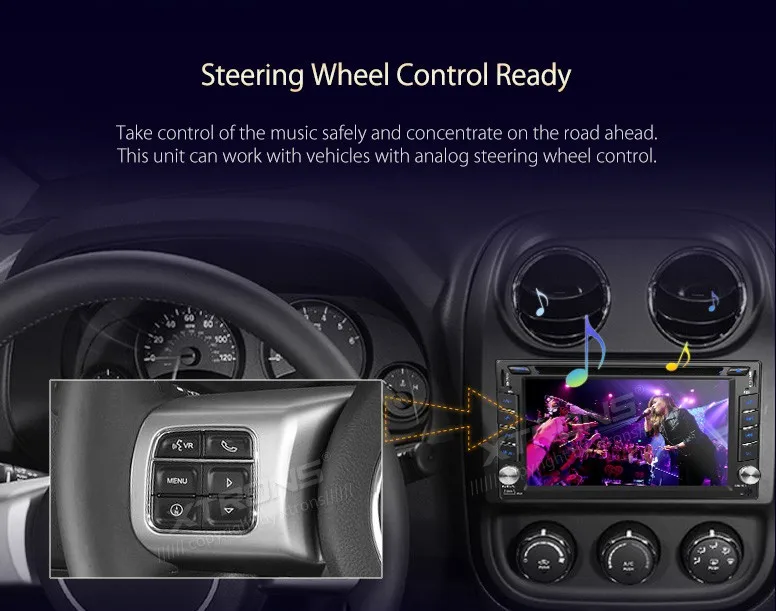 Discount XTRONS 6.2 inch 2 din Car DVD Player Radio HD Touch Screen GPS Navigator with Screen Mirroring Function Custom Fit for Nissan 11