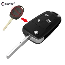 KEYYOU New 3 Buttons Modified Folding Remote Key Flip Fob Shell For FORD FOCUS MONDEO Fiesta Free Shipping