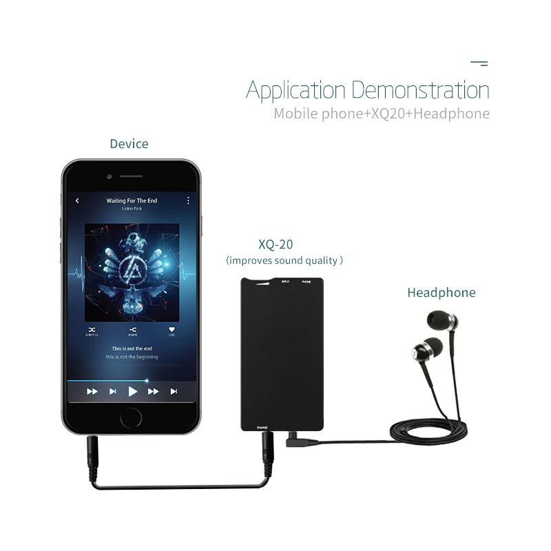 xDuoo XQ-20 Hi Fi Headphone Amplifier Protable