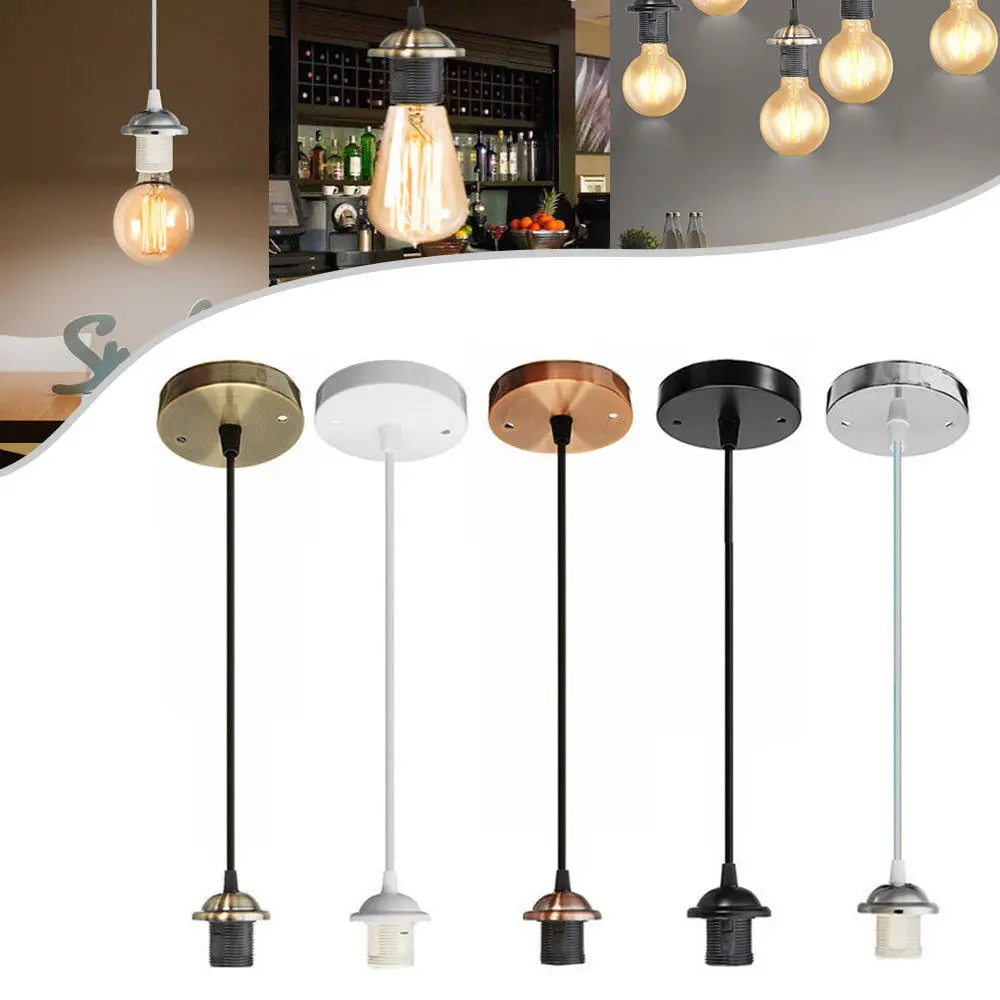 

Retro Industrial Pendant Lights Vintage Indoor Lighting Corridor E27 LED Light Loft Cage Hanging Lamps