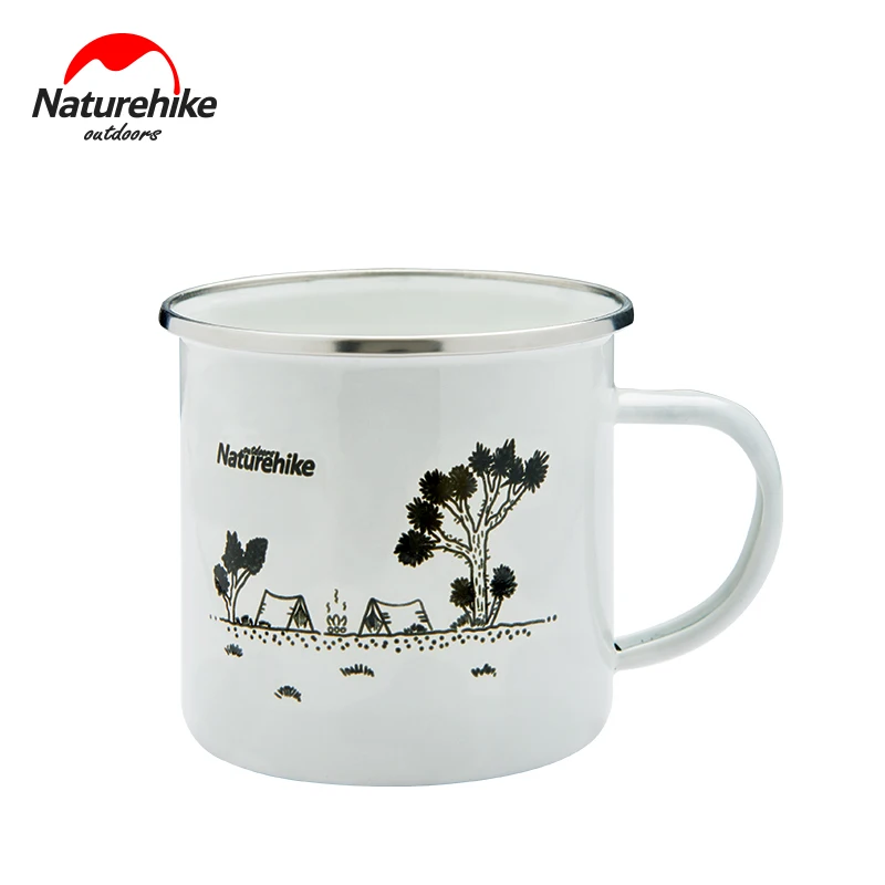 NatureHike tienda de fábrica clásica esmalte Copa acampar al aire libre senderismo pescado rápido la leche Agua tazas de café, tazas de té