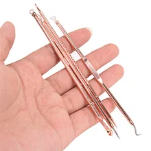 4 шт. Нержавеющая сталь Угри экстрактор для удаления прыщей, лечение акне, игла для удаления угрей