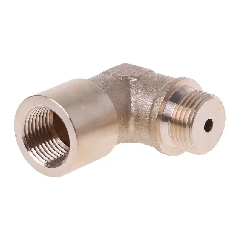 High quality M18x1.5 O2 Lambda Sensor Oxygen Sensor Extender Spacer 90 Degree For Decat Hydrogen Brass for car accessories High quality M18x1.5 O2 Lambda Sensor Oxygen Sensor Extender Spacer 90 Degree For Decat Hydrogen Brass for car accessories