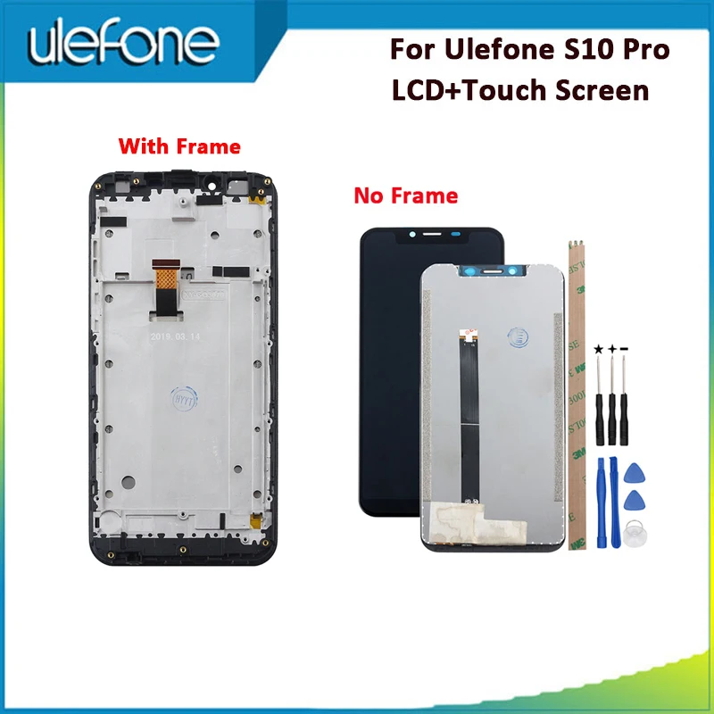 

For Ulefone S10 Pro LCD Display And Touch Screen 5.7'' With Frame Repair Parts For Ulefone S10 Pro Digital Accessory +Tools