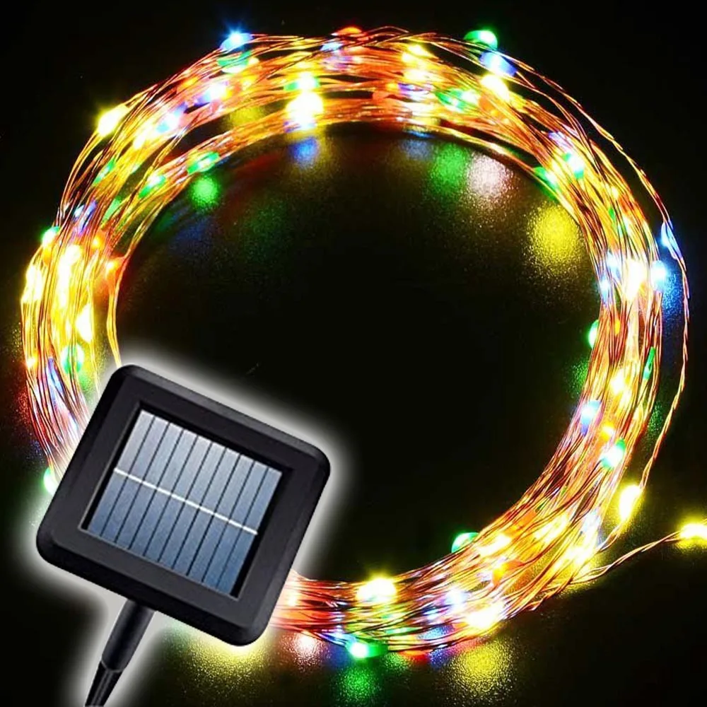 Гирлянда с медной проволокой 10 м 100 светодиодов|lamp purse|light led lamplight streamer |