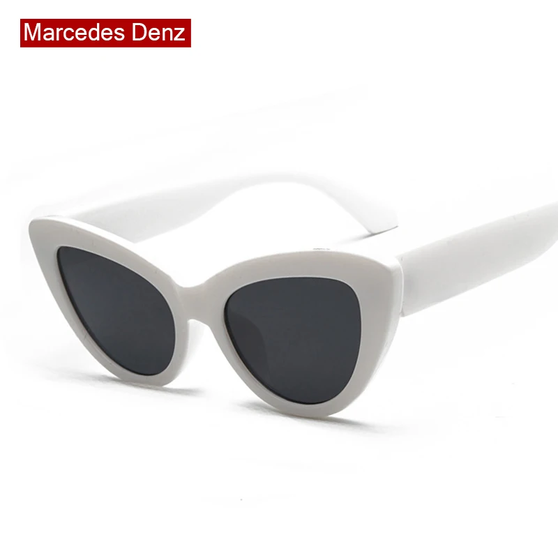 

2019 Cat Eye Sunglasses For Women Retro AC Small Designer Shade Triangle Eyeglasses Vintage Cateye Sun Glasses Female UV400