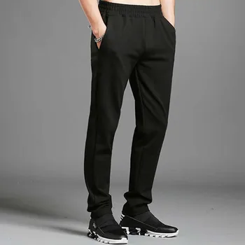 

Autumn Winter Sweat Pants Mens Joggers Black Trousers Cotton Track Sweatpants Men Fitness Clothing