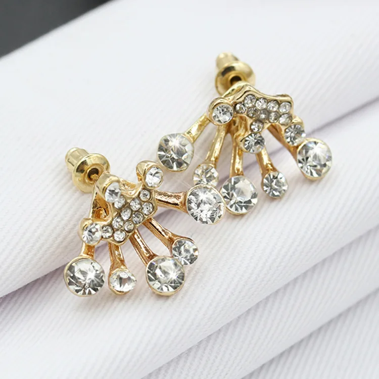 Женские серьги гвоздики с кристаллами 3 вида|fashion stud earrings|stud earringsearrings women |