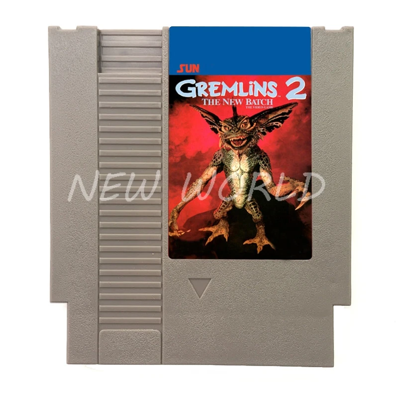 Gremlins 2 новая партия видеоплеера для 72 Pin 8 Bit Game Player | Электроника