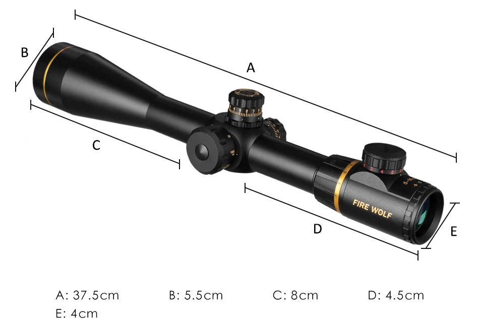 5-15X50 SF Золотая оптика охотничий прицел зум крест сторона параллакса тактические прицелы винтовка прицел крепления для снайперская винтовка для страйкбола