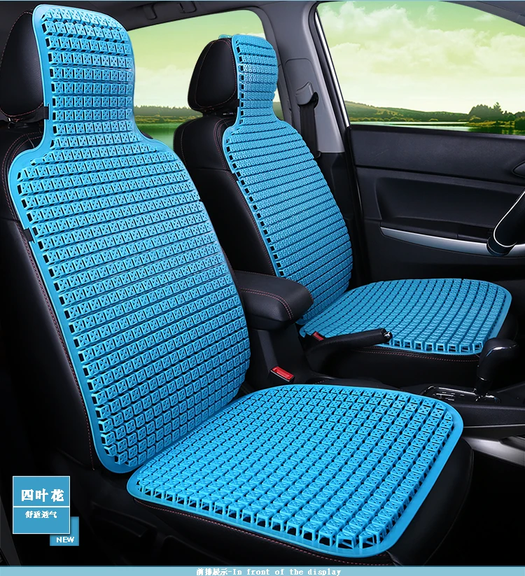 Summer Plastic Breathable Cool Car Chinese knot elements Seat Cushion Auto Minibus Home Chair Cover