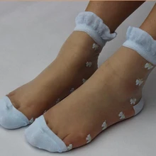 10 пар/партия,, весна-осень, женский в Корейском стиле, вышитые цветочные стеклянные носки, хлопковые шелковые носки