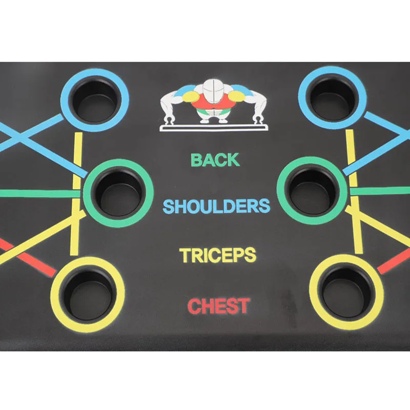 1 шт. Push Up Rack Board 9 в Бодибилдинг Фитнес инструменты для упражнений мужчин и женщин
