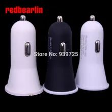 Redbearlin 100 шт./лот Белый Черный Цвет Dual USB порт 2.1a+ 1A автомобильное зарядное устройство для Samsung iPhone 5 6 MP3 GPS