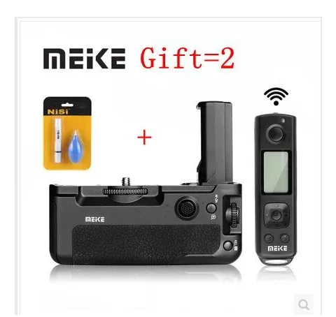 

Meike MK-A9 Pro Vertical Battery Grip Built-in 2.4GHz Remote Controller for Sony A9 A7RIII camera