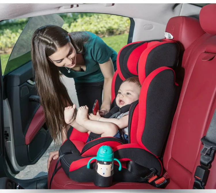 CARMIND детское автомобильное безопасное сиденье с подстаканником isofix мягкие автомобильные кресла с интерфейсом для 1-12 лет 9-36 кг автокресла