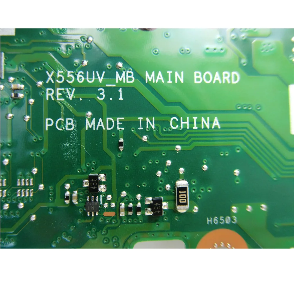 X556UAK с i5 7200CPU 4 Гб ОЗУ материнская плата REV3.1 для ASUS X556UA X556UJ X556UV K556U FL5900 Материнская