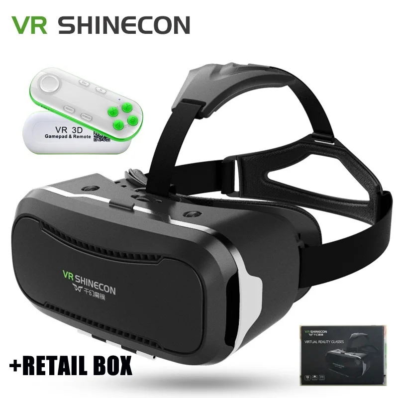 VR SHINECON II 2 Virtual Reality Headset 3D IMAX Video Glasses