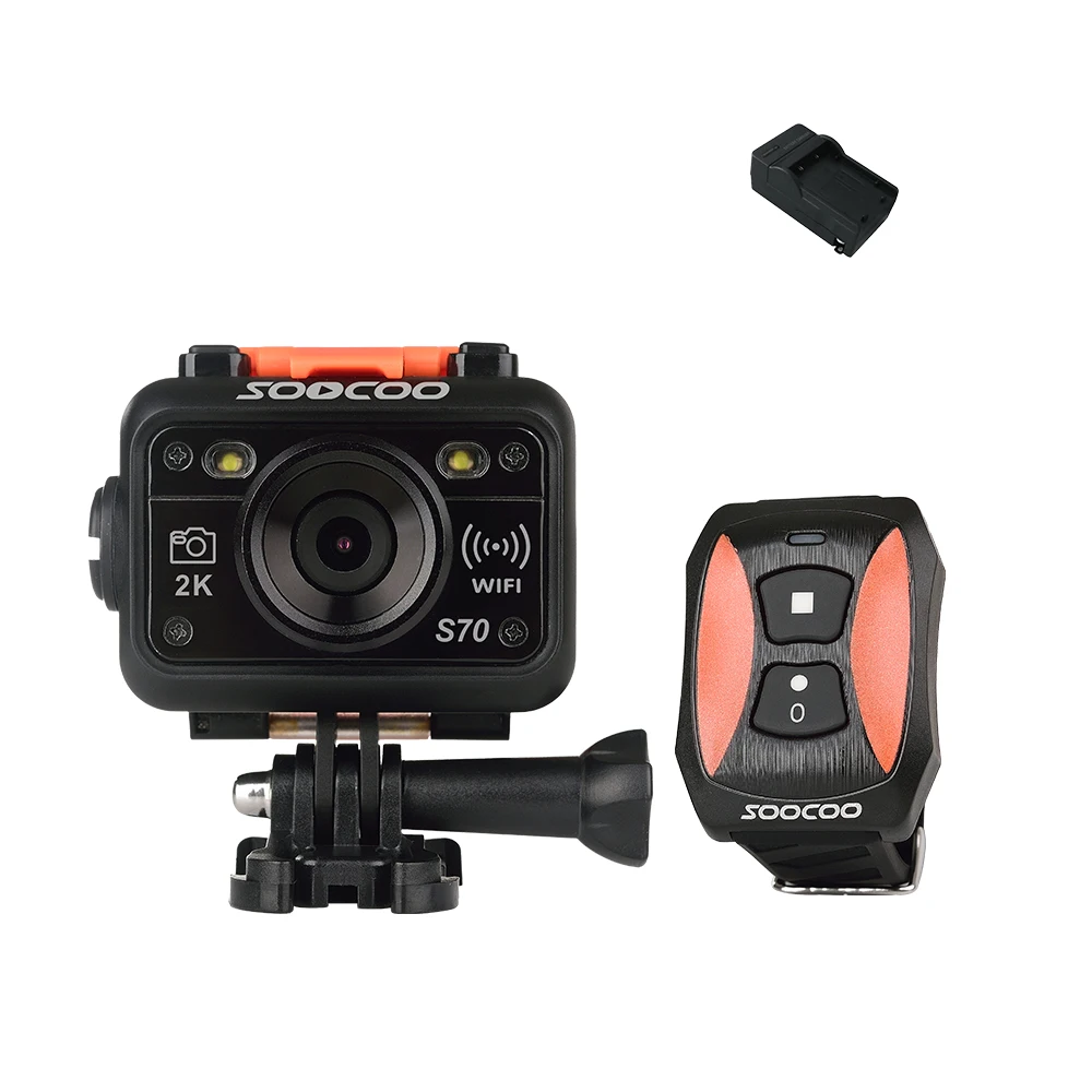 SOOCOO S70 HD 2K WIFI Sport Action Camera Anti Shock Waterproof