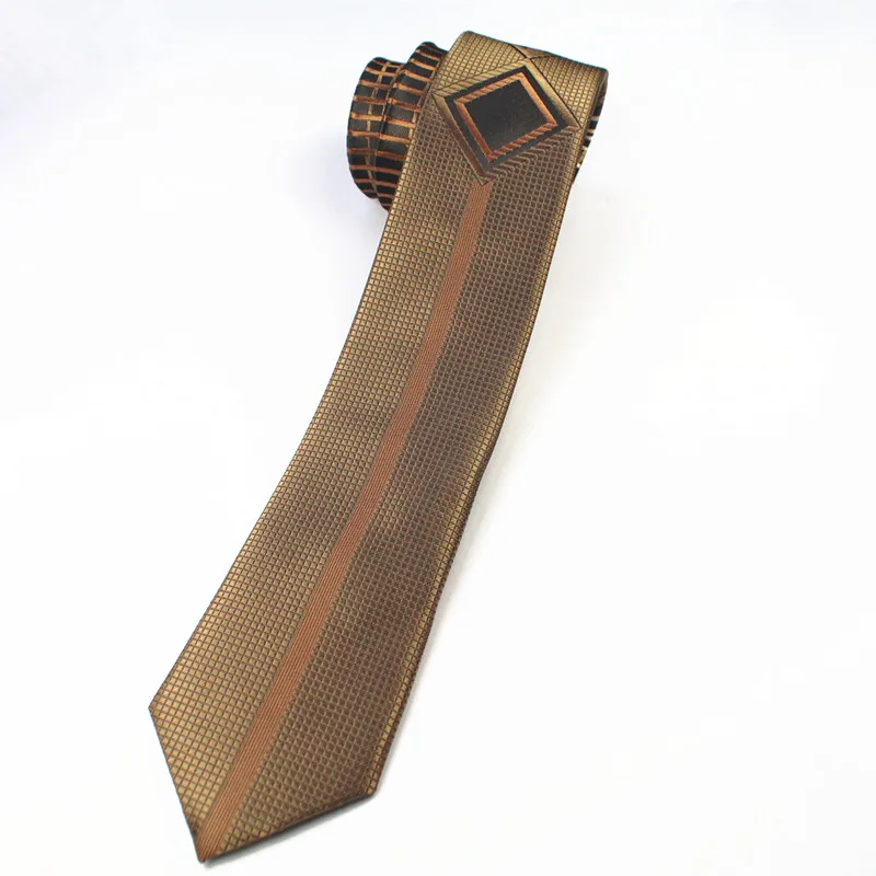 RBOCOTT узорчатые и Цветные Лоскутные тонкие галстуки модные новые Узкие галстуки для мужчин вечерние галстуки на шею 6 см - Цвет: 19